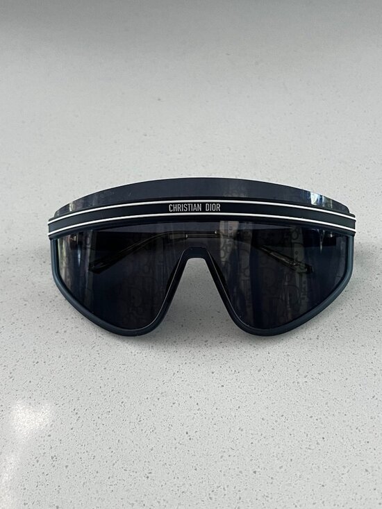 Dior Shield Sunglasses Navy LOGO DIORCLUB M2U 31B8 main image 4